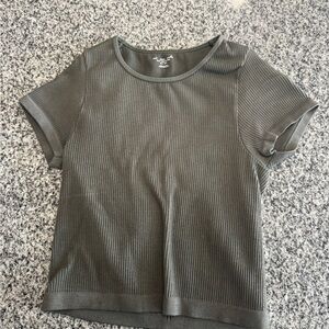 Urban Outfitters Out from under Ribbed Olive Green Women's Top